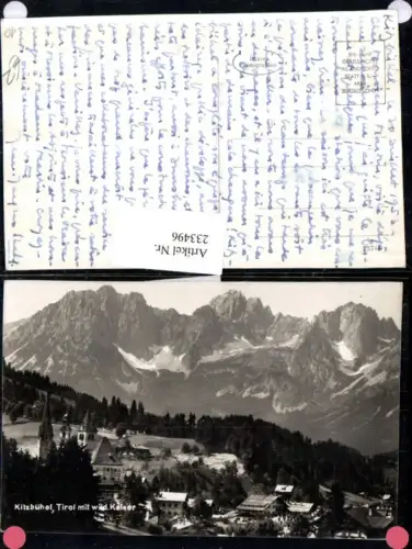 233496,Kitzbühel Teilansicht m. Wilden Kaiser