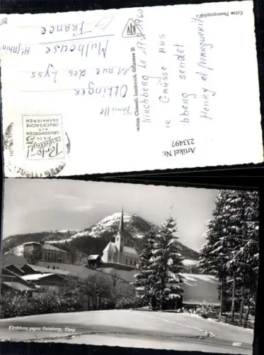 233497,Kirchberg geg. Gaisberg Winterbild