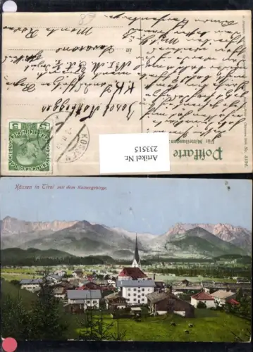 233515,Kössen in Tirol Totale m. d. Kaisergebirge