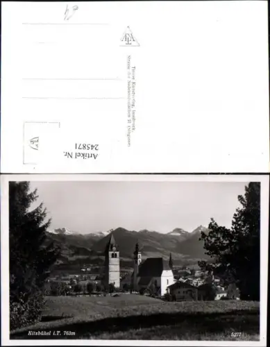 245871,Kitzbühel in Tirol Teilansicht Kirche Turm