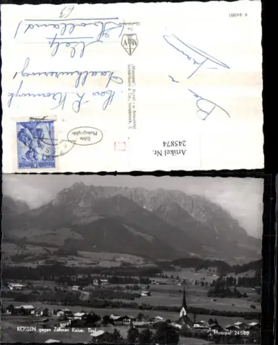 245874,Kössen Totale geg. Zahmen Kaiser