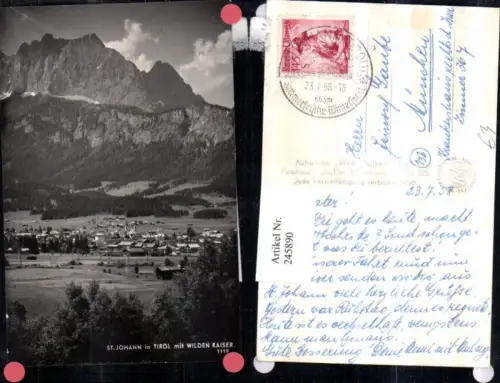 245890,St. Johann in Tirol Totale m. Wilden Kaiser