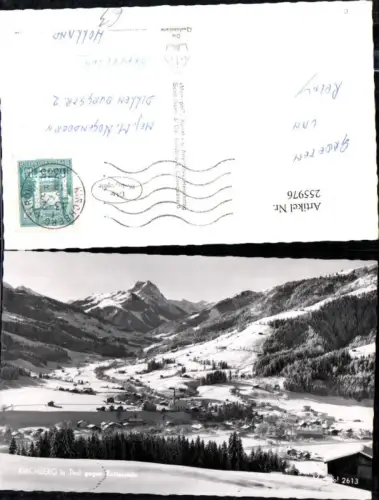 255976,Kirchberg in Tirol Totale geg. Rettenstein Bergkulisse Winterbild