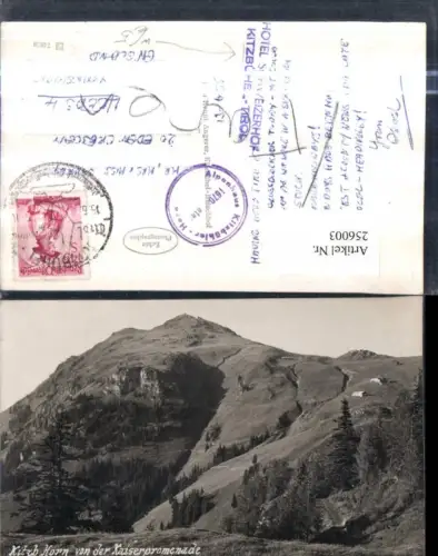 256003,Kitzbüheler Horn von d. Kaiserpromenade Bergkulisse b. Kitzbühel