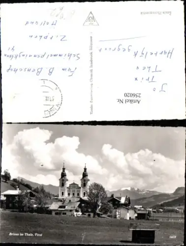 256020,Brixen im Thale Teilansicht Kirche