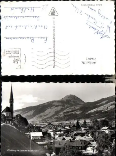 256021,Kirchberg in Tirol Teilansicht Kirche m. Hohe Salve