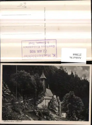273864,Klobenstein b. Kössen Kirche Kapelle