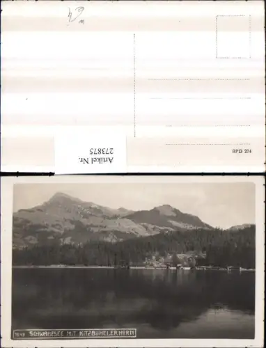 273875,Schwarzsee See m. Kitzbüheler Horn b. Kitzbühel
