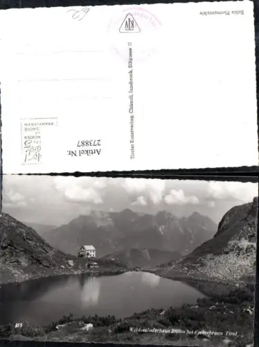 273887,Wildseeloderhaus Berghütte b. Fieberbrunn Bergkulisse See