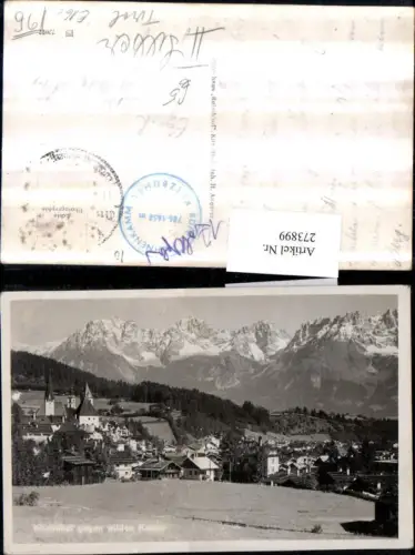 273899,Kitzbühel Totale geg. Wilden Kaiser Bergkulisse