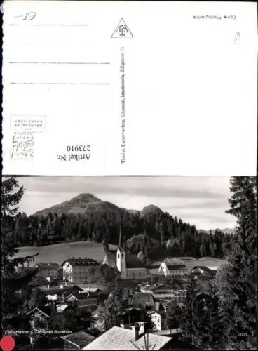 273910,Fieberbrunn in Tirol Teilansicht m. Korstein