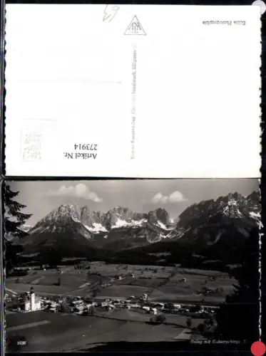 273914,Going Totale m. Kaisergebirge Bergkulisse