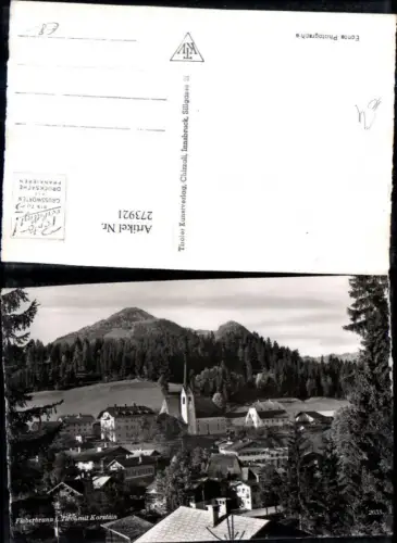 273921,Fieberbrunn in Tirol Teilansicht m. Korstein