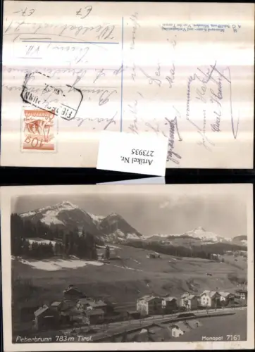 273935,Fieberbrunn in Tirol Teilansicht Bergkulisse