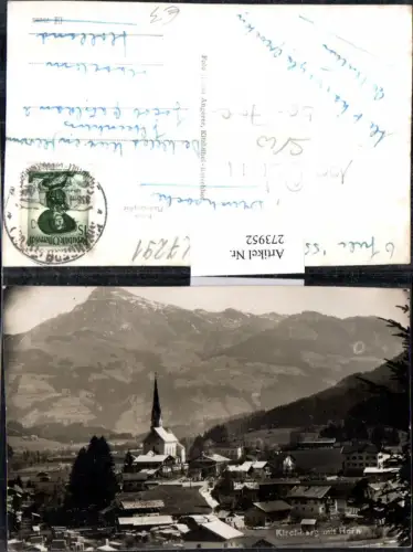 273952,Kirchberg Totale m. Horn Bergkulisse