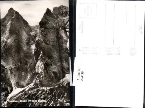 274330,Wilder Kaiser Steinerne Rinne Bergkulisse b. Going