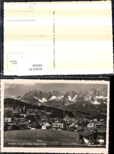294246,Kitzbühel Totale m. d. Wilden Kaiser Bergkulisse
