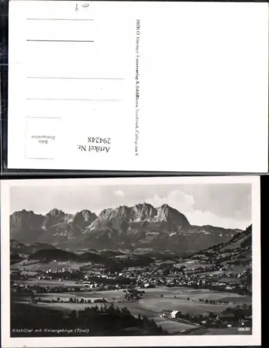 294248,Kitzbühel Totale m. Kaisergebirge Bergkulisse