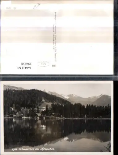 294258,Schwarzsee See b. Kitzbühel Bergkulisse