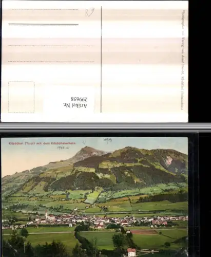 299658,Kitzbühel Totale m. d. Kitzbüheler Horn Bergkulisse