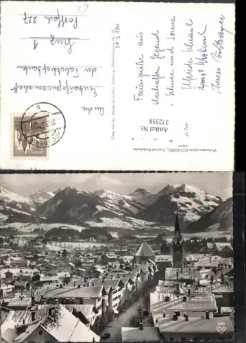 372358,Kitzbühel Totale m. Kitzbüheler Alpen Bergkulisse Winterbild pub Cosy 9054