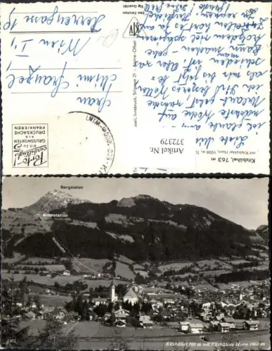 372379,Kitzbühel Totale m. Kitzbüheler Horn Bergkulisse