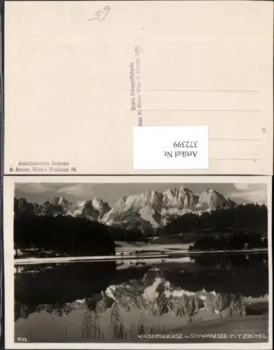 372399,Kaisergebirge Schwarzsee See b. Kitzbühel Bergkulisse