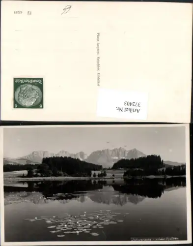 372403,Schwarzsee See b. Kitzbühel geg. Wilden Kaiser Bergkulisse