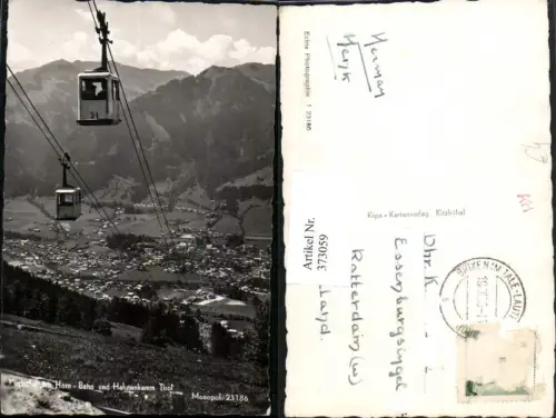 373059,Kitzbühel Totale m. Horn Seilbahn u. Hahnenkamm