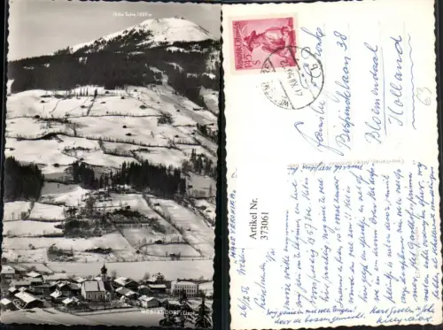 373061,Westendorf Totale Bergkulisse Winterbild pub Cosy