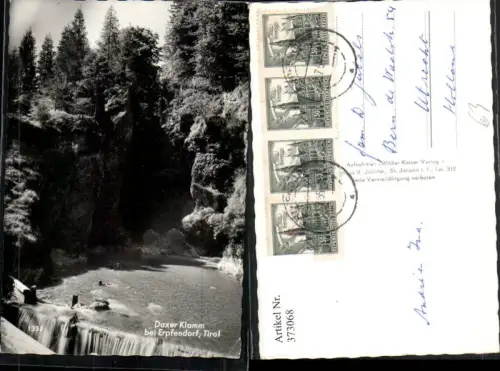 373068,Daxerklamm Klamm b. Erpfendorf Wasserfall
