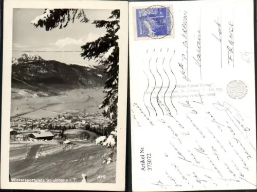 373072,St. Johann in Tirol Totale Bergkulisse Winterbild