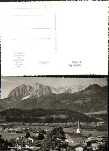 413284,Kössen am Wilden Kaiser Totale Bergkulisse