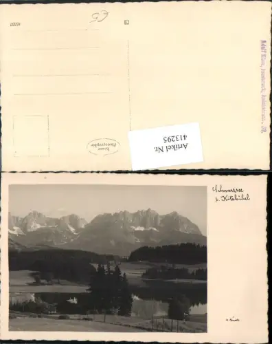 413295,Schwarzsee See b. Kitzbühel Bergkulisse