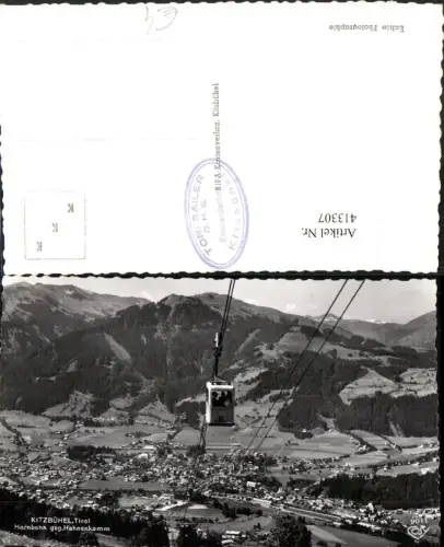 413307,Kitzbühel Totale Hornbahn Seilbahn geg. Hahnenkamm pub Cosy 9011