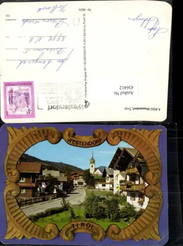 436412,Westendorf Teilansicht Passepartout