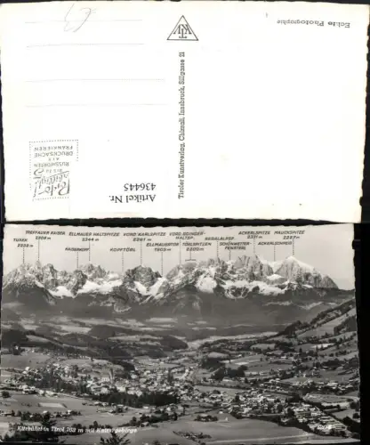 436445,Kitzbühel Totale m. Kaisergebirge Bergkulisse