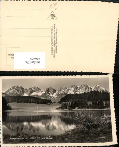436469,Schwarzsee See b. Kitzbühel m. Kaiser Bergkulisse