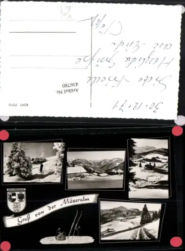 436780,Möseralm b. Waidring Almhütte Winterbilder Mehrbildkarte