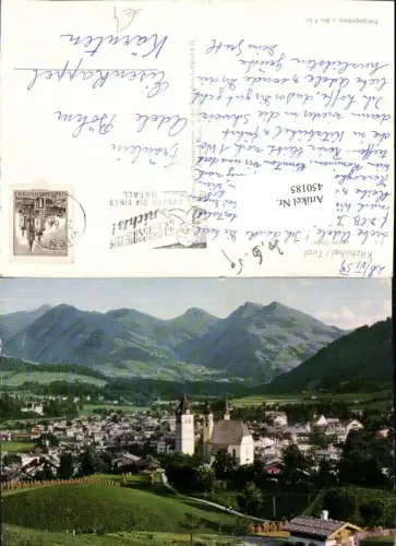 450185,Kitzbühel Totale geg. Süden Bergkulisse