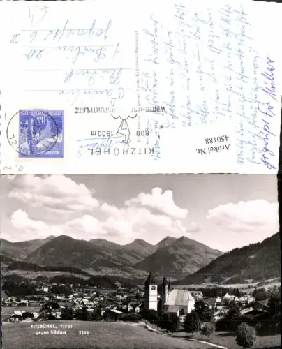 450188,Kitzbühel Totale geg. Süden Bergkulisse