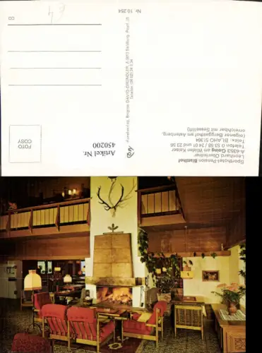 450200,Going am Wilden Kaiser Sporthotel Pension Blattlhof Innenansicht Kamin