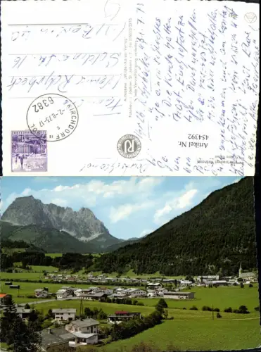 454392,Kirchdorf in Tirol Totale m. Wildem Kaiser Bergkulisse