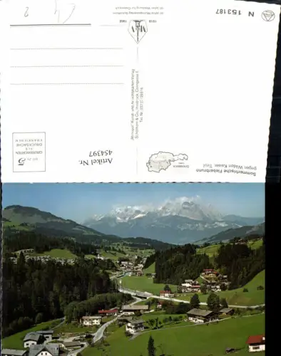 454397,Fieberbrunn Totale geg. Wilden Kaiser Bergkulisse
