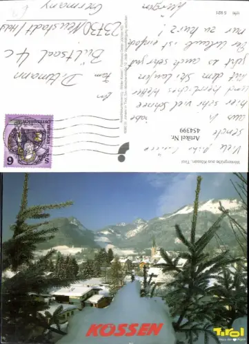 454399,Kössen in Tirol Totale Bergkulisse Winterbild