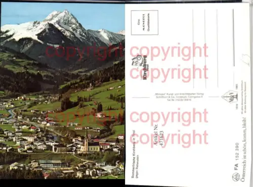 471623,Kirchberg in Tirol Totale geg. Rettenstein Bergkulisse