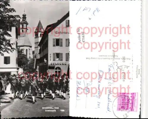 471636,Kitzbühel Stadtmusik Musikkapelle Tracht Kirche