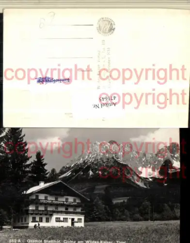 471645,Going am Wilden Kaiser Gasthof Blattlhof Bergkulisse