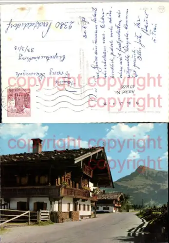 471659,Gundhabing b. Kitzbühel Alte Tiroler Bauernhäuser