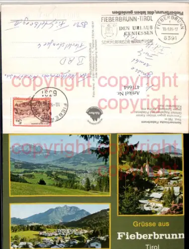 471664,Fieberbrunn in Tirol Totale Mehrbildkarte